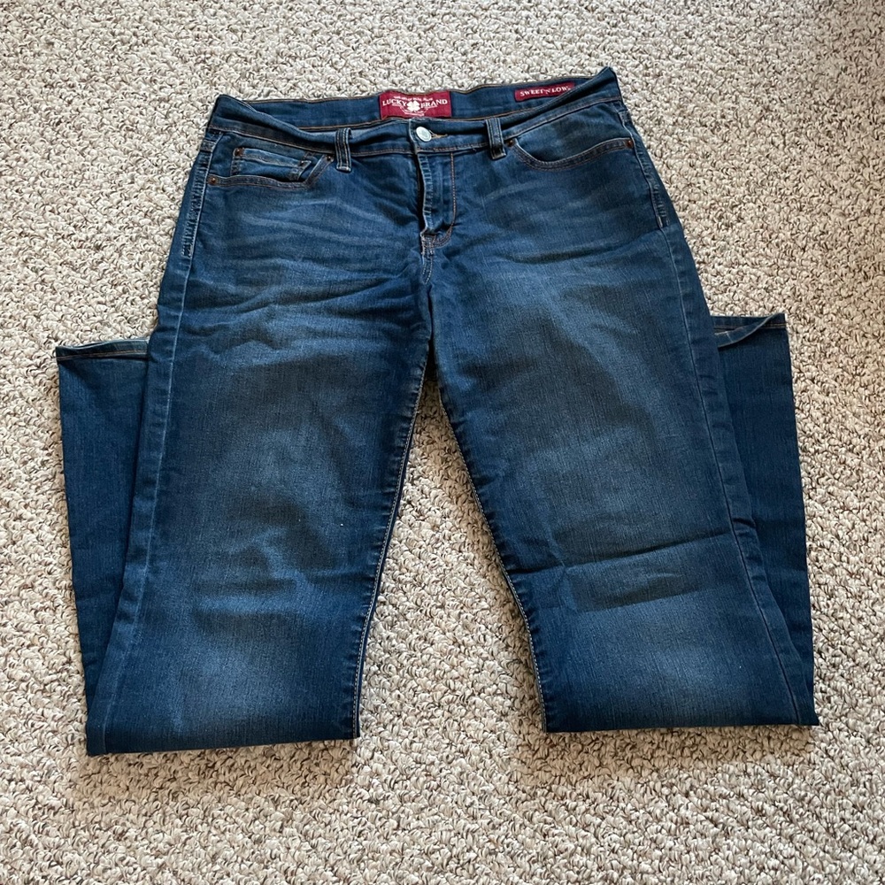 Lucky Jeans Sweet ‘N Low Size 29 / 8 Dark Blue Boot Cut